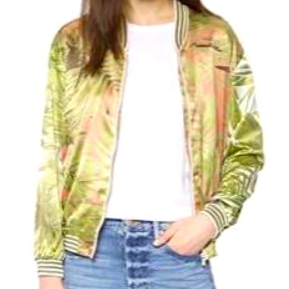 Scotch & Soda Jackets & Blazers - Scotch & Soda sateen palm print bomber